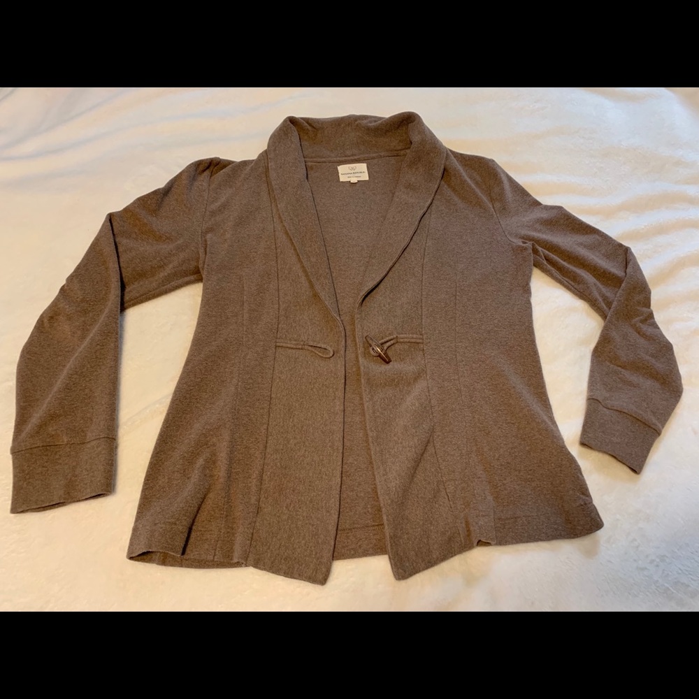 Brown banana republic cardigan